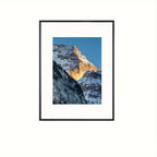 Black rectangular photo frame for wall and table display, classic design