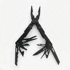 18-in-1 folding multitool with needle-nose pliers, dark grey, pocket EDC