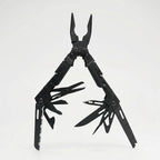 18-in-1 folding multitool with needle-nose pliers, dark grey, pocket EDC