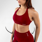 Women's 3-piece push-up sports set with legging, top and short, high-waist shaping fit