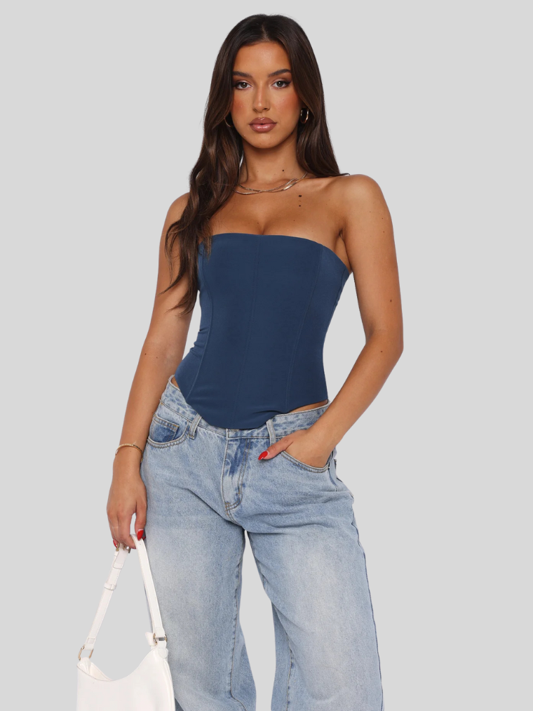 Corset Top Strapless Waist Sculpting Women | Una