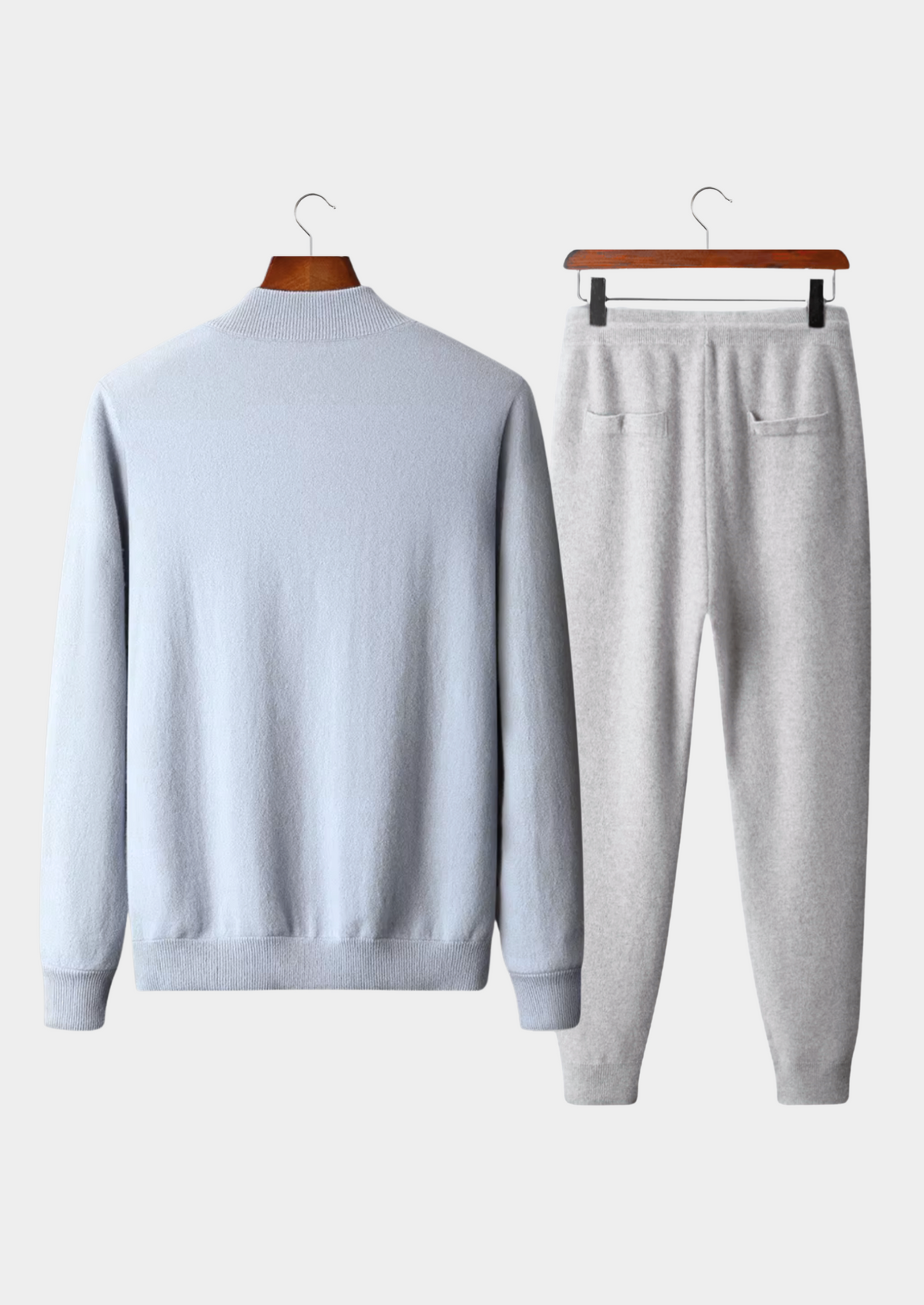 Men's Merino Wool Tracksuit | Comfortable Lounge Set with Zip