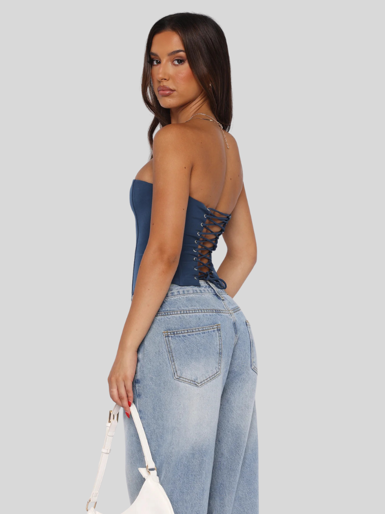 Corset Top Strapless Waist Sculpting Women | Una