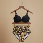 Women Bikini Sets High Waist Ruched Two Piece Swimsuit | Aria