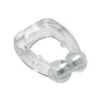 Silicone anti snoring nose clip reusable transparent sleep aid