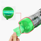 Portable pet water bottle 3-in-1 dispenser and bowl, BPA-free, 300ml and 500ml