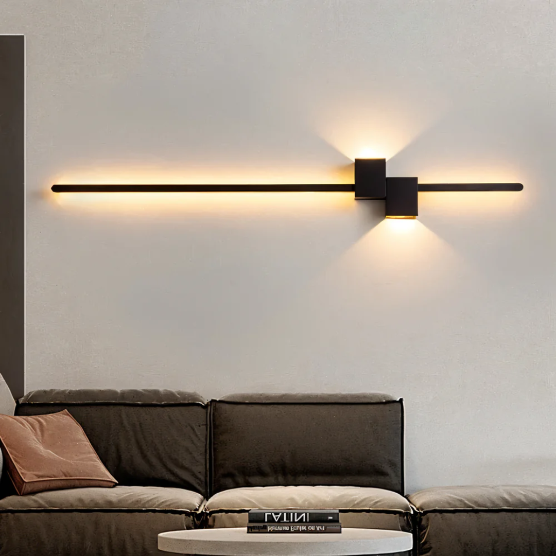 LED wall light minimalist aluminum indoor lamp warm white 3000K