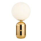 Hand-blown glass table lamp Nordic style in gold and black finishes