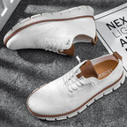 Men's breathable comfort shoes slip-on casual faux leather, EU 36-50