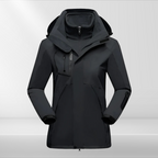 Women 3 in 1 waterproof jacket with removable fleece inner layer