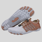 Barefoot minimalist shoes with wide toe box and zero-drop flexible sole