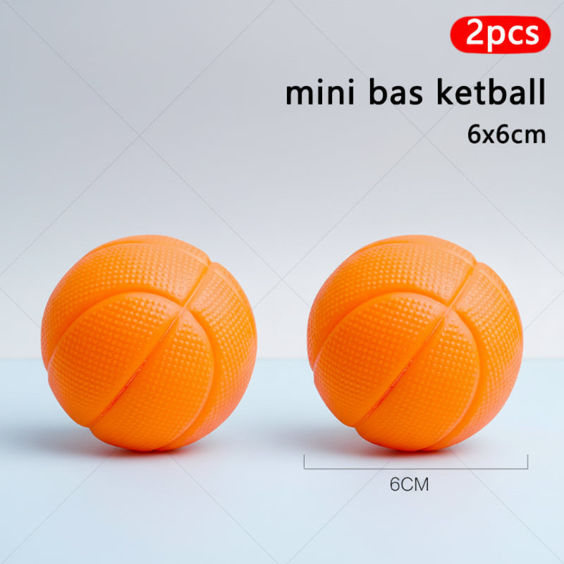 Bath basketball set with suction cup hoops and mini balls for kids