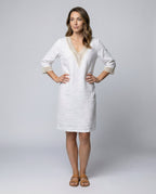 Women's cotton casual dress, breathable everyday style in multiple colors