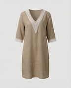 Women's cotton casual dress, breathable everyday style in multiple colors
