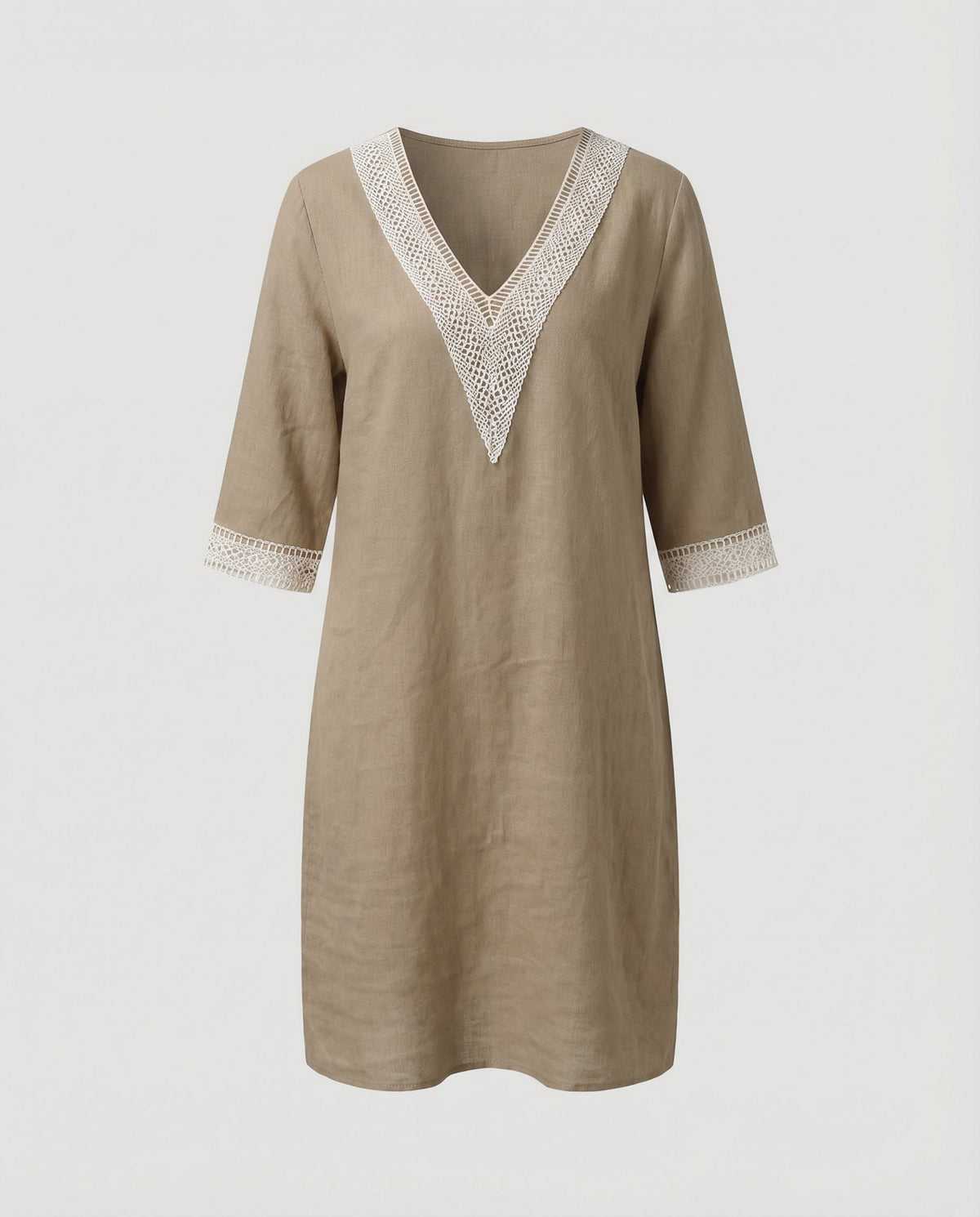 Women's cotton casual dress, breathable everyday style in multiple colors