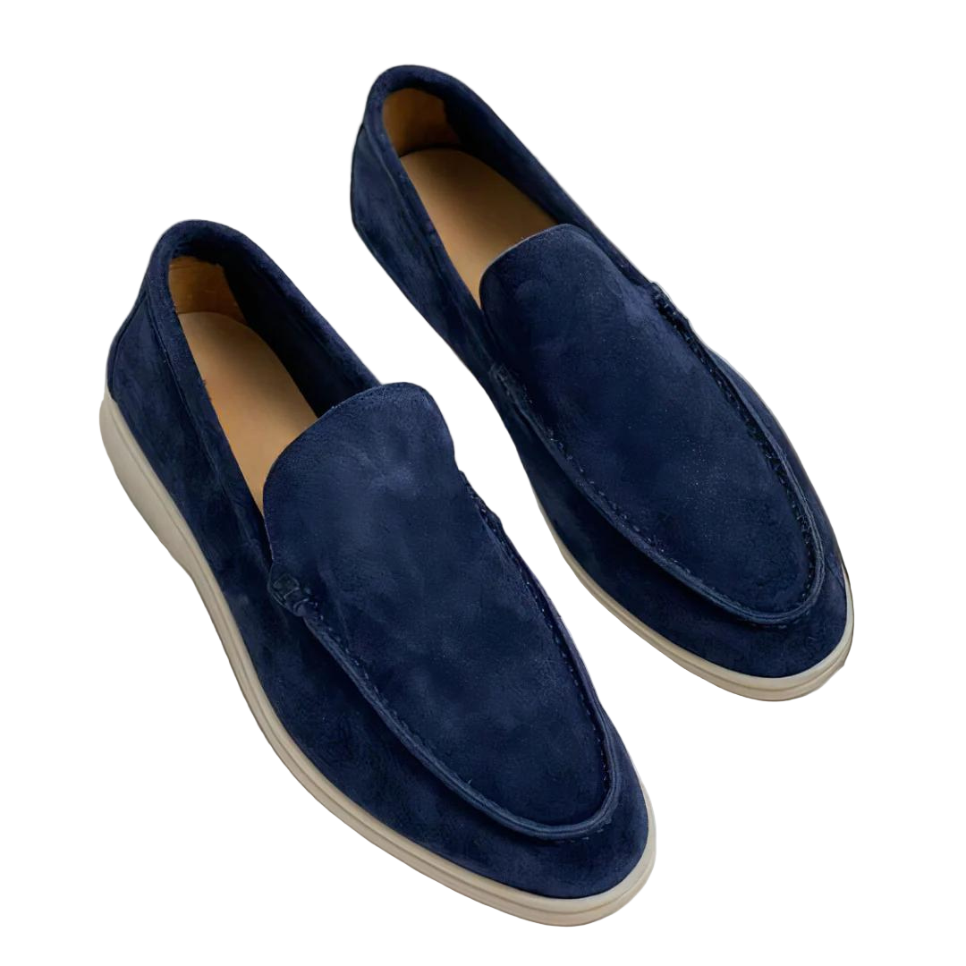 Men's slip-on loafers old money style, cushioned insole, sizes EU 39-46