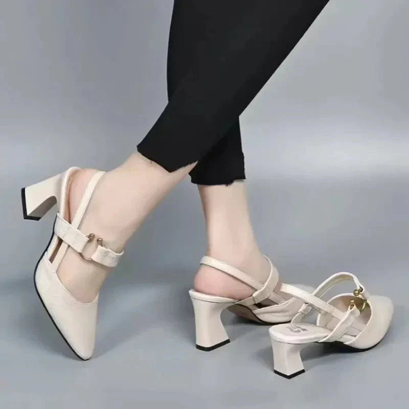 Women orthopedic comfort heels cushioned insole non-slip sole