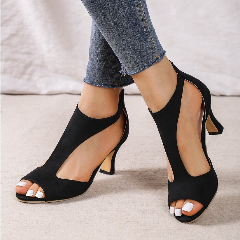 Women Heeled Sandals Orthopedic Arch Support Wedge Open Toe Non Slip