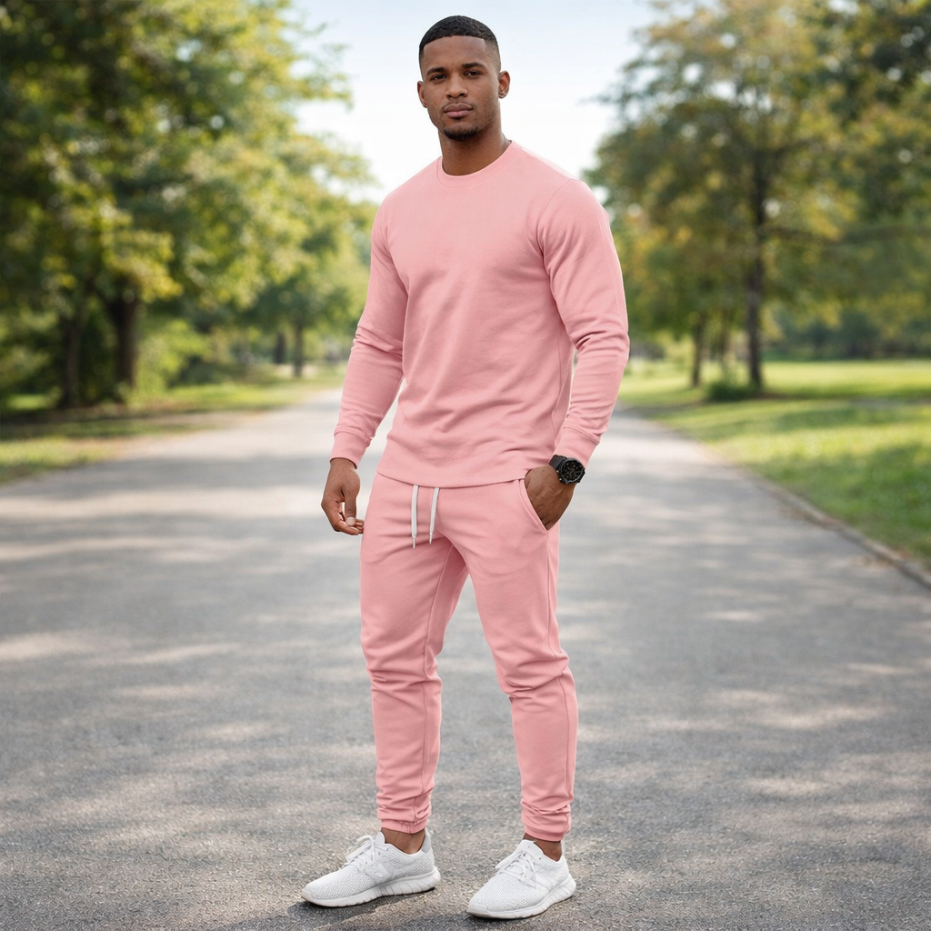 Pink / 5XL / Full Outfit (pants + sweater)