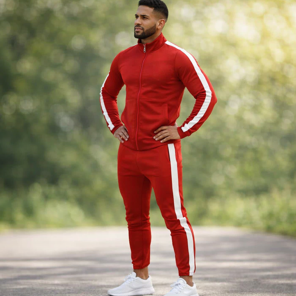 Red / 3XL / Full Set (pants + sweater)