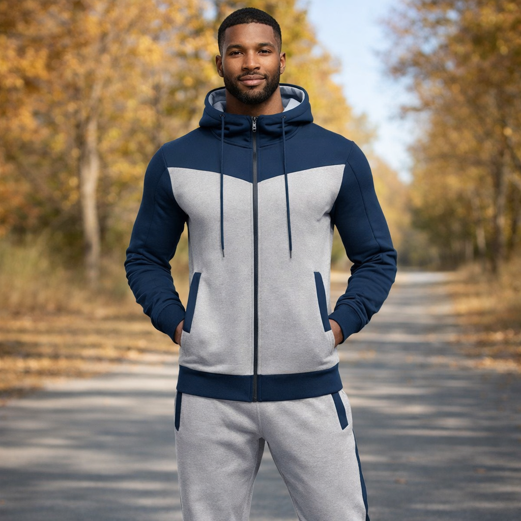Men's Tracksuit - Stylish Comfort - Sporty Design