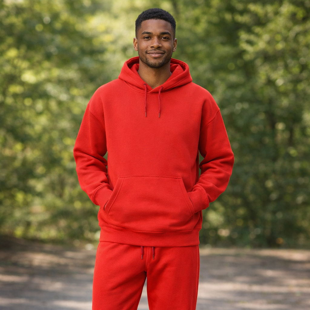 Red / XXXL / Full Outfit (pants + sweater)