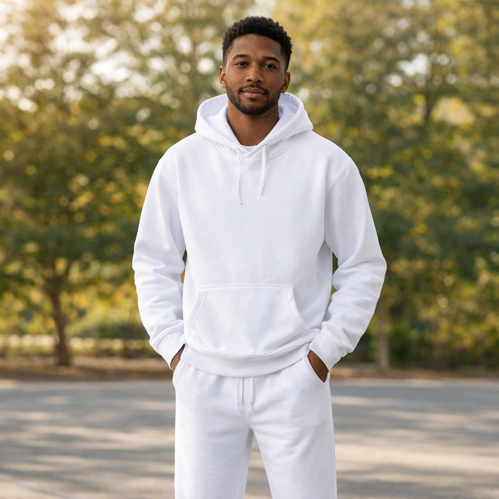White / XXXL / Full Outfit (pants + sweater)