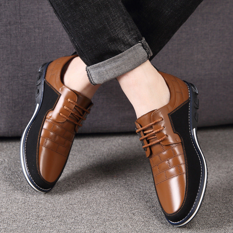 Men's Orthopedic Leather Shoes | Supportive, Durable