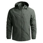 Men cargo jacket lightweight multi pocket relaxed fit