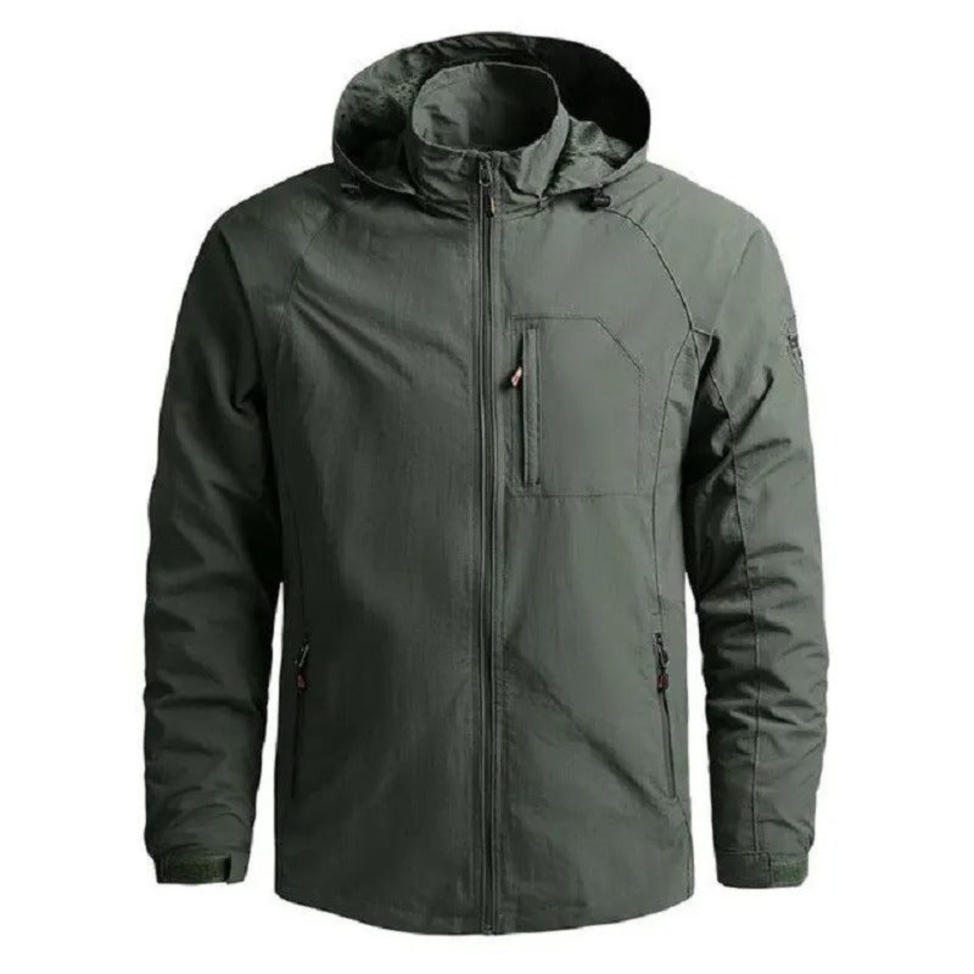 Men cargo jacket lightweight multi pocket relaxed fit