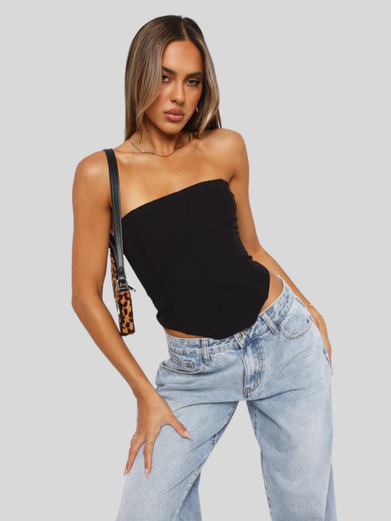 Corset Top Strapless Waist Sculpting Women | Una