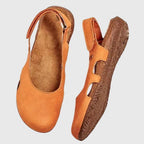Women's orthopedic sandals with arch support and breathable open design
