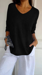 Women loose fit top casual relaxed silhouette multiple colours