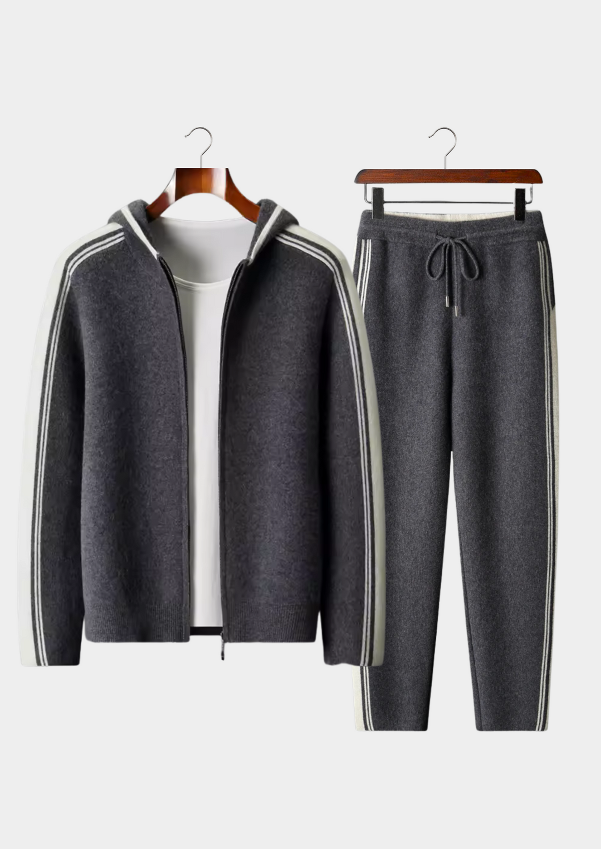 Men's Lounge Tracksuit | Wool Zip, Comfortable
