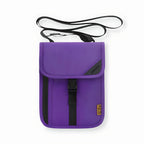 RFID anti-theft travel pouch wallet with multiple compartments