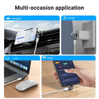 USB-C fast charging adapter 240W 540° rotating PD 5A universal compatibility