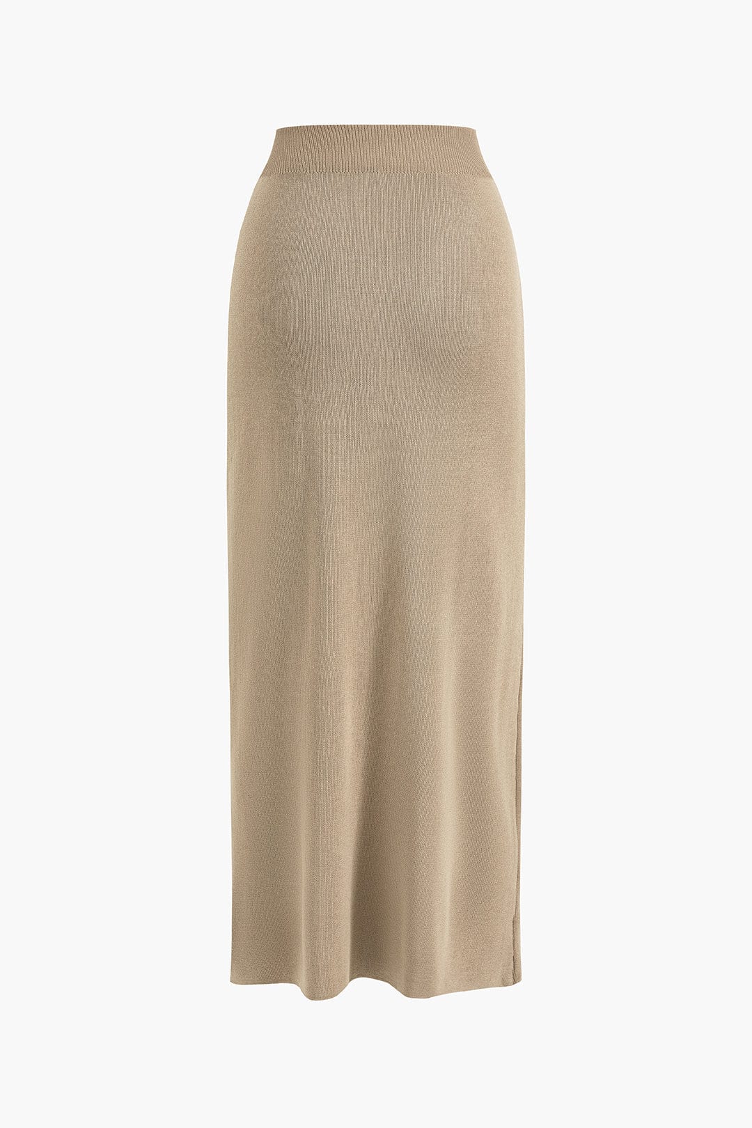 Women 2 piece knit blazer skirt set ribbed with gold button detail