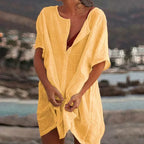 Beach Cover Up Dress Women Plus Size Lightweight Relaxed Fit