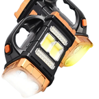 Solar emergency lantern 3-in-1 flashlight and powerbank, IP44 waterproof, 230g portable