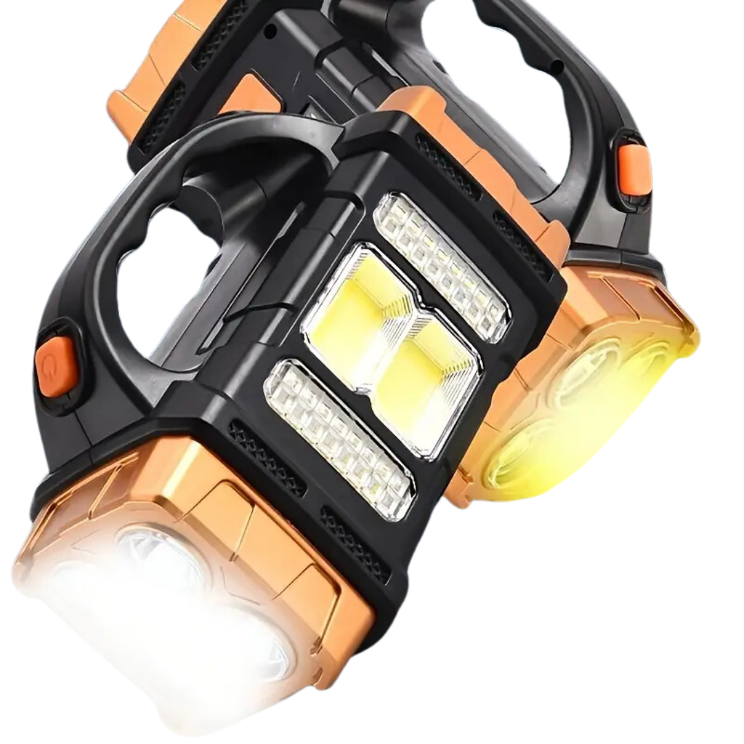 Solar emergency lantern 3-in-1 flashlight and powerbank, IP44 waterproof, 230g portable