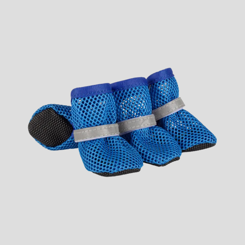Anti-slip rubber sole dog cat paw shoes breathable cotton booties