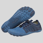 Barefoot minimalist shoes with wide toe box and zero-drop flexible sole