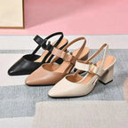 Women orthopedic comfort heels cushioned insole non-slip sole