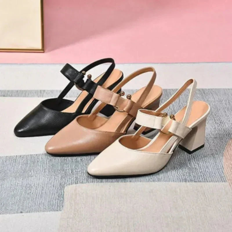 Women orthopedic comfort heels cushioned insole non-slip sole