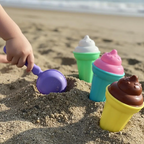 Sand play set beach ice cream molds creative outdoor kids toy ages 3 and up