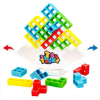 Balance Puzzle Tower kids 3D stacking building game colorful plastic blocks
