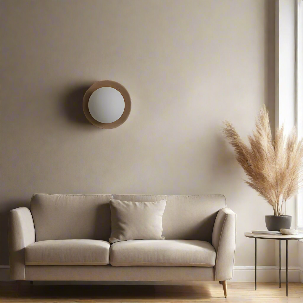 Scandinavian round wall light with globe shade, minimalist indoor wall sconce
