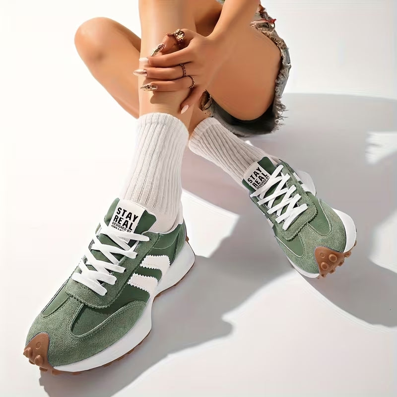 Women's platform sneakers with arch support and breathable upper, multi-color