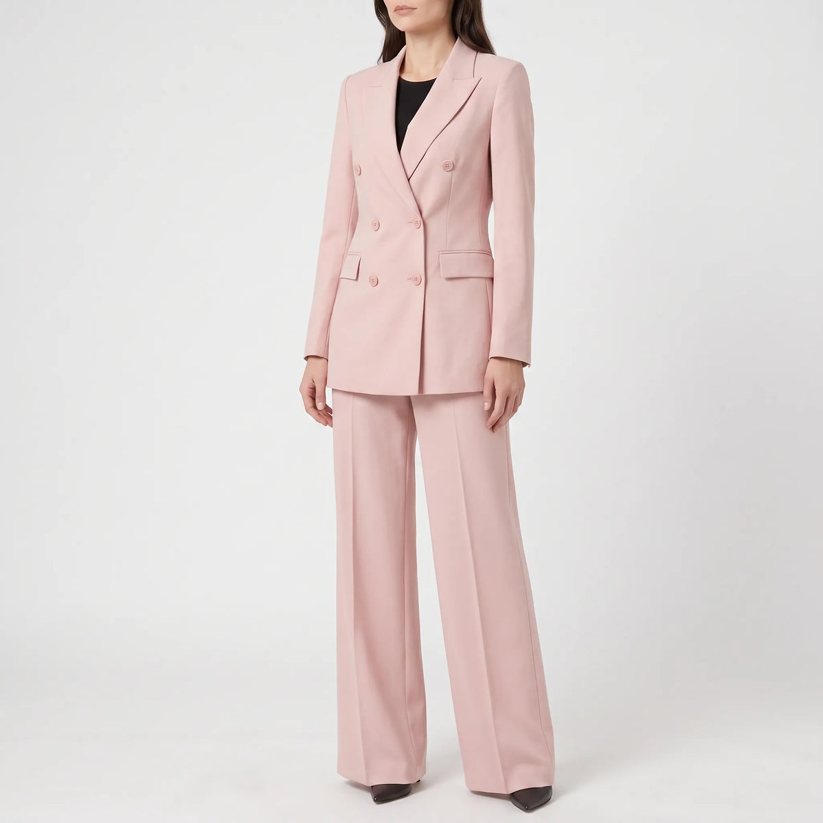 Women's pant suit 2-piece tailored fit office wear, blazer and trousers set