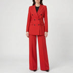 Women's pant suit 2-piece tailored fit office wear, blazer and trousers set